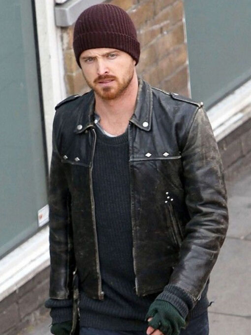 Aaron Paul Black Jacket