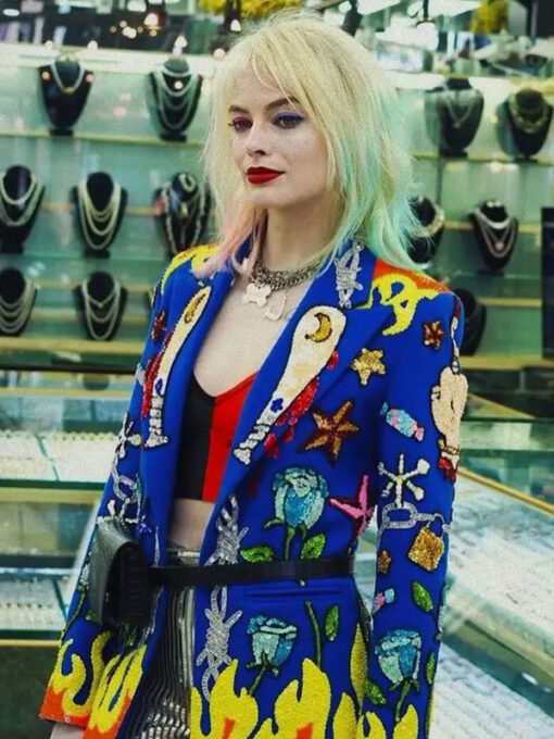 Harley Quinn Blue Blazer