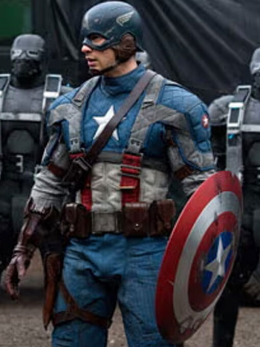 Captain America First Avenger Captain America Blue Jacket