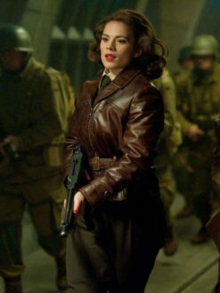 Peggy Carter Brown Jacket