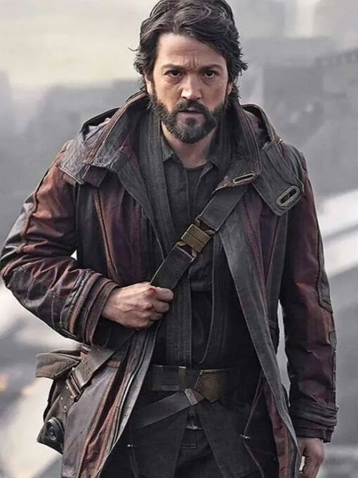 Cassian Andor Brown Leather Coat