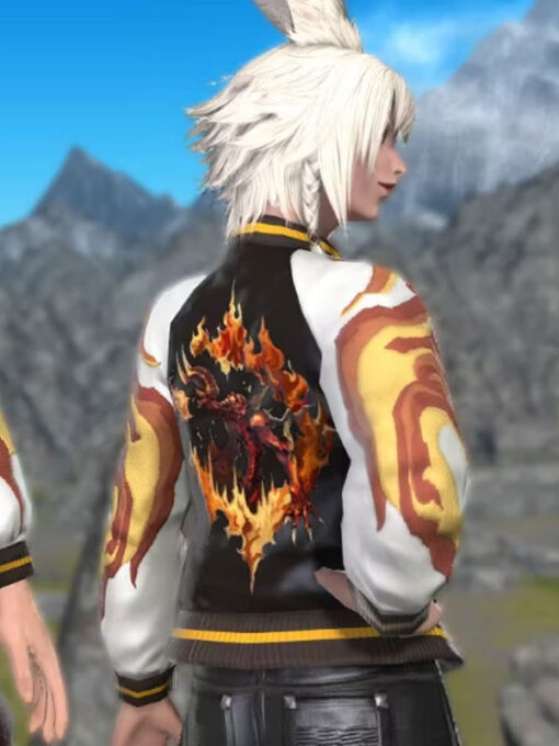 FF14 Inferno Varsity Jacket For Men