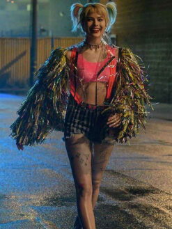 Harley Quinn Birds of Prey Margot Robbie Fringed Jacket