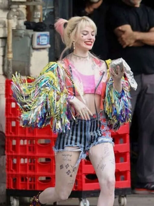 Harley Quinn Fringed Jacket