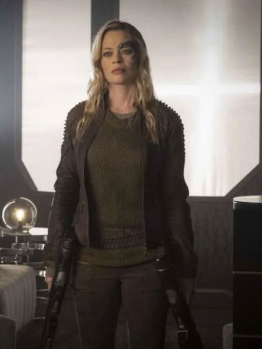 Jeri Ryan TV Series Star Trek Picard S01 Seven of Nine Leather Jacket