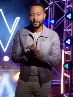 John Legend Purple Bomber Jacket