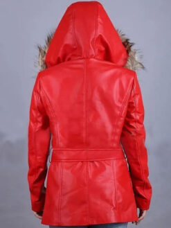 Mrs Claus Leather Jacket