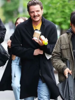 Pedro Pascal Black Coat