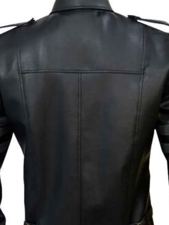 Resident Evil 6 Leon Kennedy Black Leather Jacket