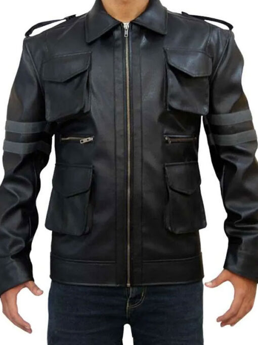 Resident Evil 6 Leon Kennedy Black Jacket