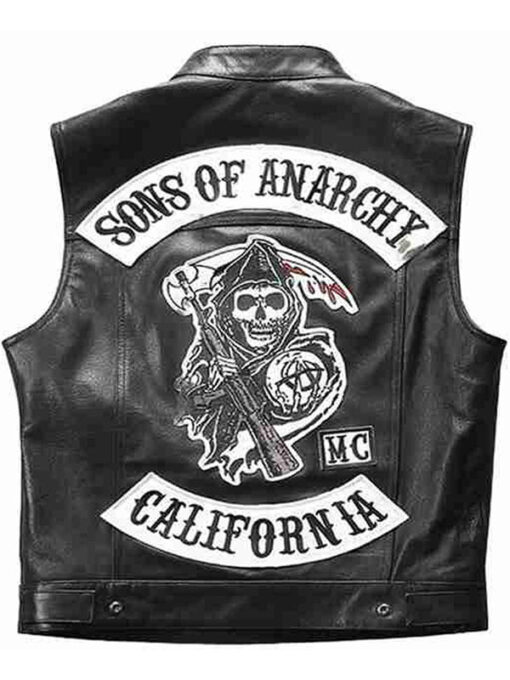 Sons of Anarchy Black Vest