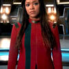 Michael Burnham Red Jacket