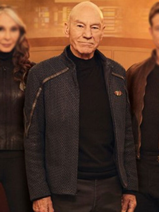 Jean Luc Picard Black Jacket