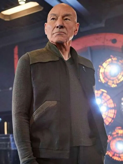 Patrick Stewart Black Vest