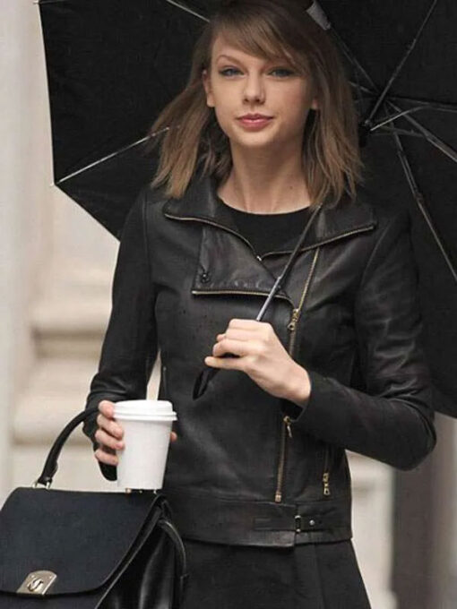 Taylor Swift Black Biker Jacket