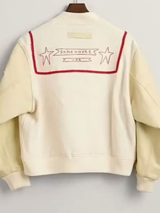 Taylor Swift CTFL White Bomber Jacket