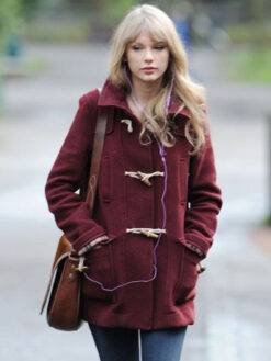 Taylor Swift Maroon Coat