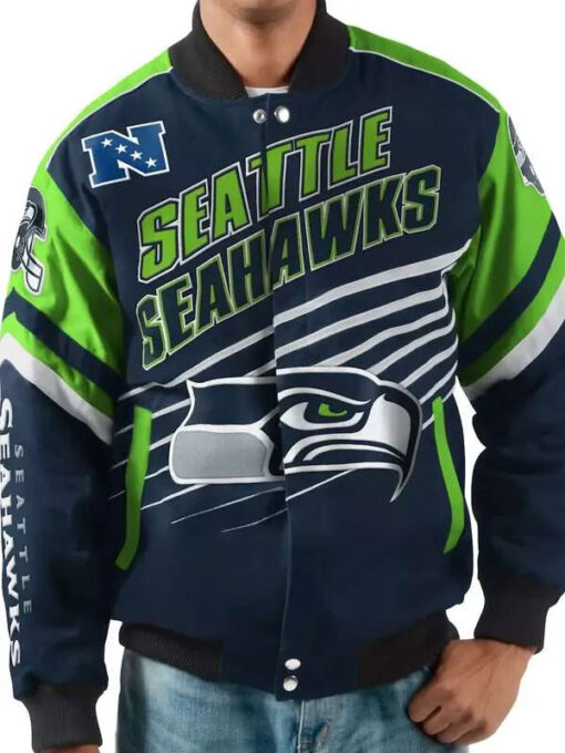 Team Seattle Seahawks Bomber Jacket