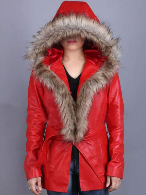 The Christmas Chronicles Red Leather Jacket