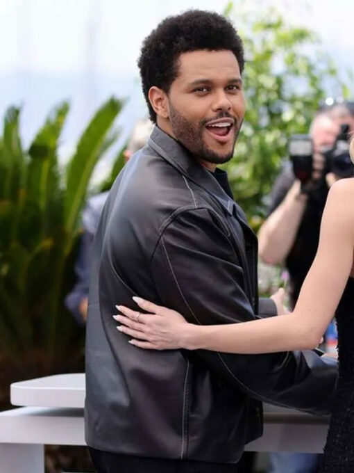 The Weeknd Black Leather Jacket