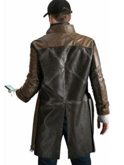 Watch Dogs Legion Bloodline Aiden Pearce Brown Coat