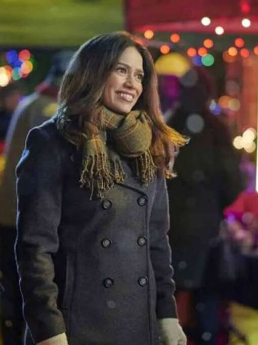 Bethany Joy Lenz Grey Peacoat