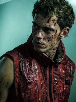 Bill Skarsgard Red Vest Men