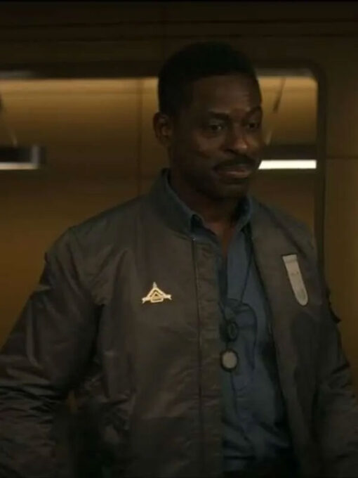 Colonel Elias Banks Gray Bomber Jacket