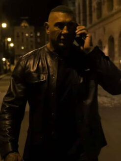 Dave Bautista Black Leather Jacket