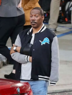 Eddie Murphy Black and Gray Jacket