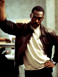 Eddie Murphy Brown Leather Jacket