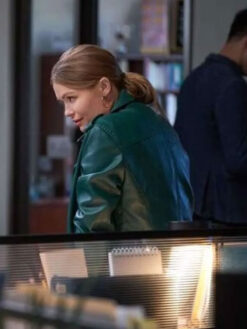 Holland Roden Green Biker Jacket