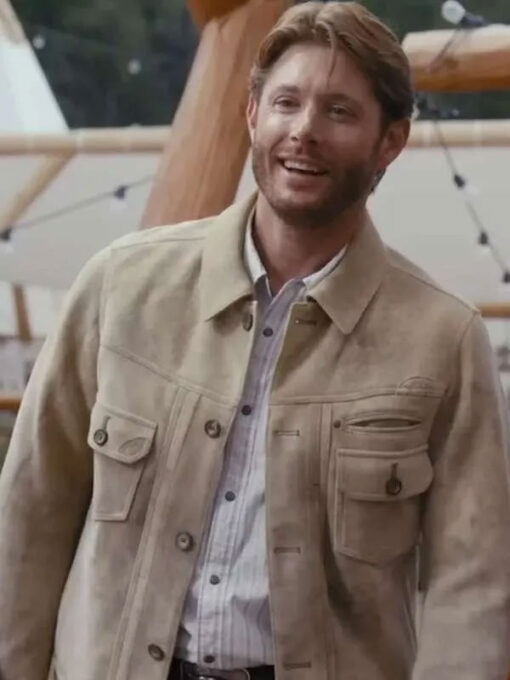 Jensen Ackles Beige Jacket