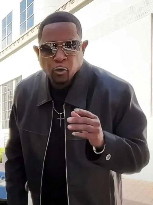 Martin Lawrence Black Leather Jacket