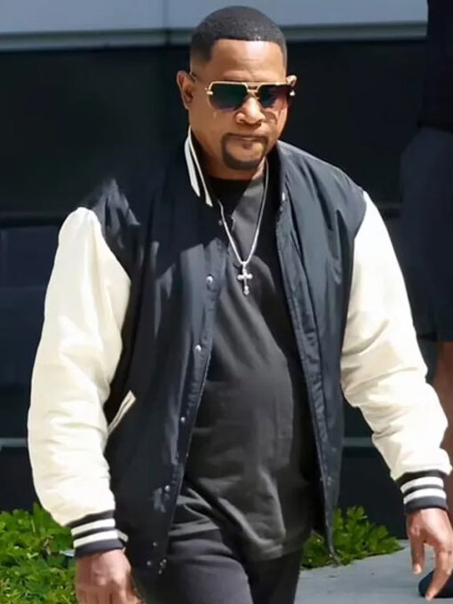 Martin Lawrence Black and White Bomber Jacket