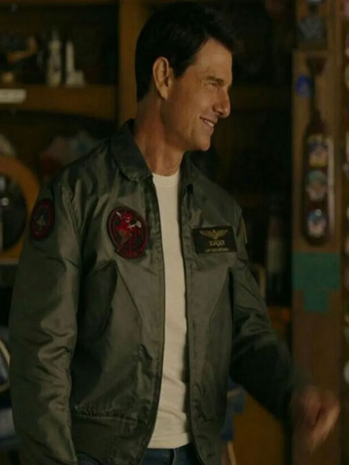 Tom Cruise Green Bomber Jacket