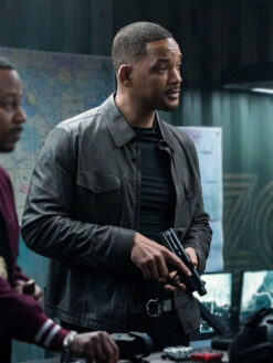 Will Smith Black Leather Jacket