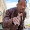 Will Smith Brown Leather Jacket