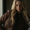 A.J Cook Brown Jacket