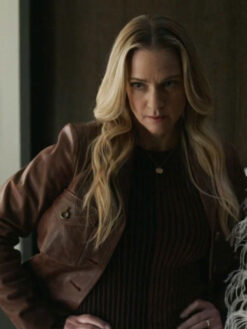 A.J Cook Brown Jacket