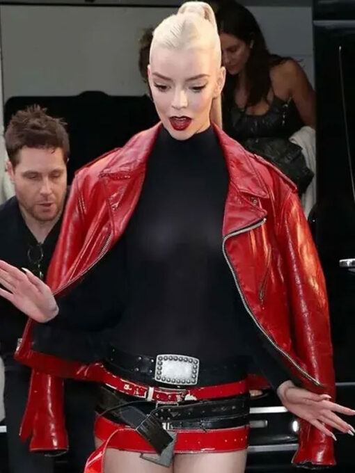 Anya Taylor-Joy Red Jacket