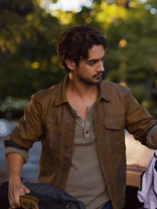 Avan Jogia Brown Jacket