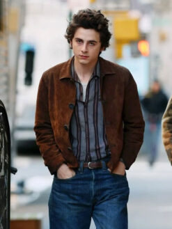 Timothée Chalamet Brown Jacket