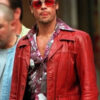 Brad Pitt Maroon Jacket