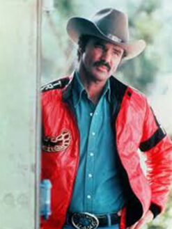 Burt Reynolds Leather Red Jacket