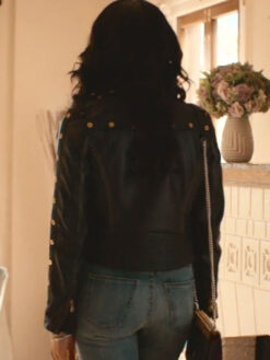 Cleopatra Coleman Black Leather Jacket