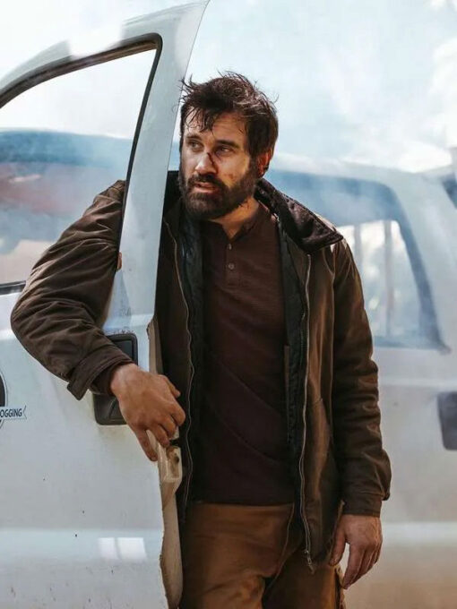 Clive Standen Brown Cotton Jacket