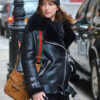 Dakota Johnson Shearling Jacket