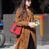 Dakota Johnson Brown Coat