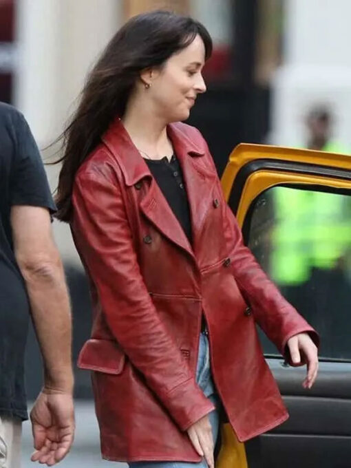 Dakota Johnson Leather Jacket